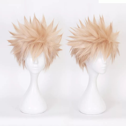 Imagen 2 de 5 de Peluca Katsuki Bakugo My Hero Academia Cosplay Anime Kacchan