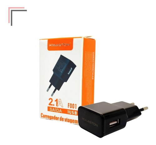 Carregador Tomada Plug Adaptador Fonte Usb 2a 5v Bivolt