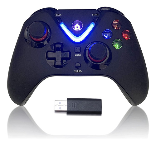 Controlador De Juegos Inalambrico Rotomoon Con Iluminacio...