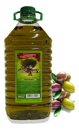 Aceite De Oliva 5 Litros Prensado Frio Extra Virgen - Blend