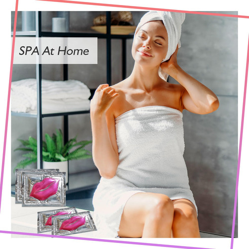 Mascarilla De Labios Rosa Adofect 30 Piezas Hidratante