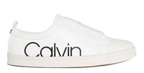Tenis Calvin Klein Mujer Blancos 100% Original Nuevo | Meses sin intereses