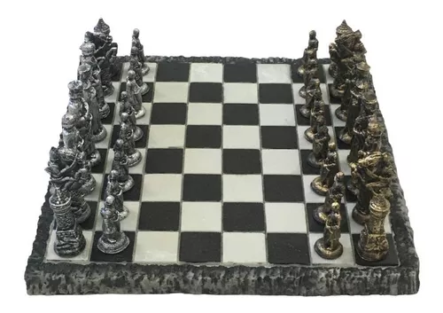 Jogo de xadrez de alta qualidade, Ajedrez Medieval-chess Set Toy