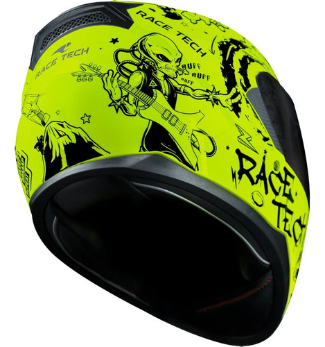 Imagem 9 de 9 de Capacete Race Tech Sector Sky Music Lançamento