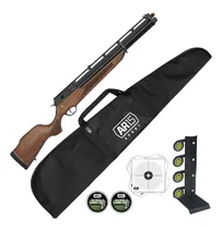 Comprar Carabina 5.5mm Rossi R8 Madeira + Alvo Full Metal 4 Pendulos