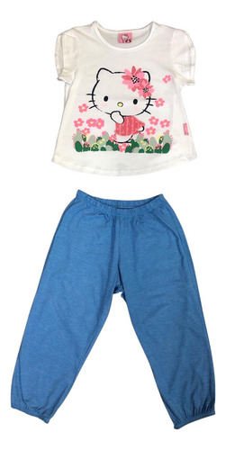 Pijama Niña Algodón Estampado Hello Kitty S112482-01
