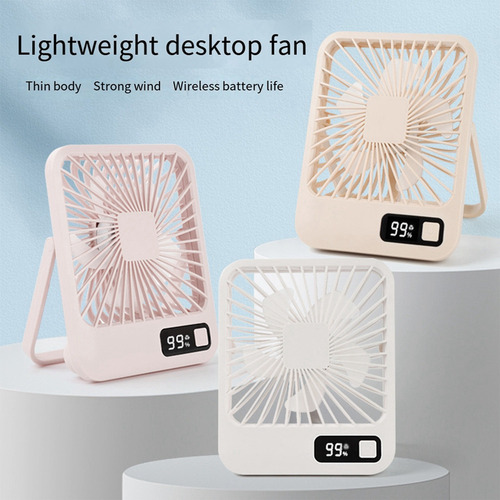 Ventilador Pequeño De Escritorio Con Múltiples Potencias, Mo