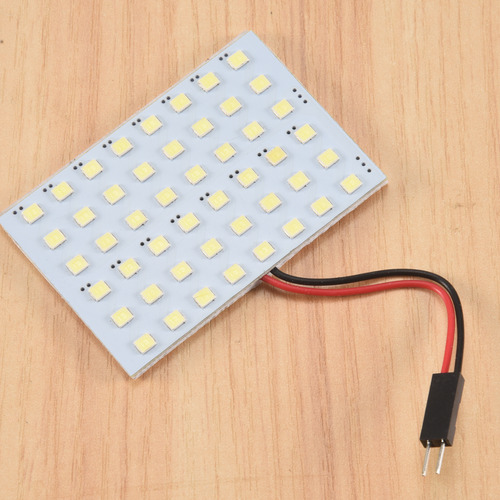 Panel De Luz Led Blanco 1210 Smd 48 Para Interior De Coche W