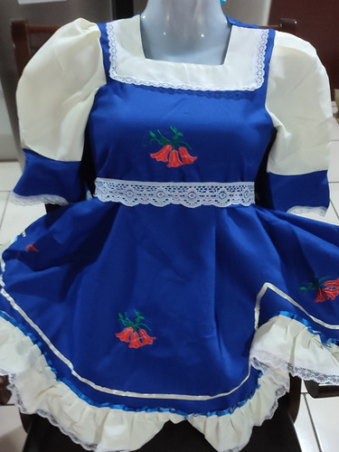 Vestido Cueca Fiestas Patrias Talla 4 Niña Chinita Huasita | Envío gratis