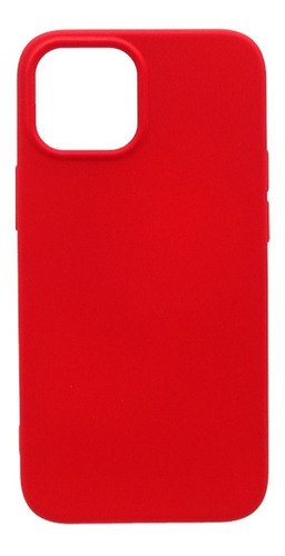 Carcasa Silicona Compatible Para iPhone 13 Color Roja