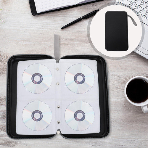 Estuche Grande Para Cd, Bolsa De Almacenamiento De Cd Y Dvd