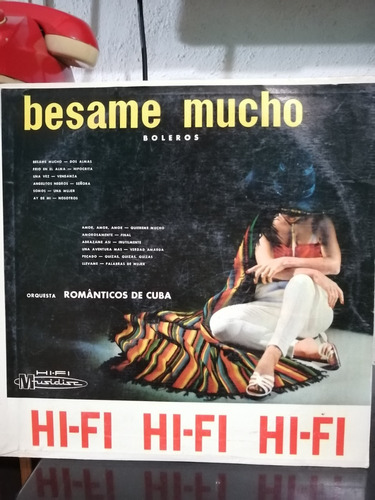 Disco De Vinilo Bésame Mucho Los Románticos De Cuba (181)