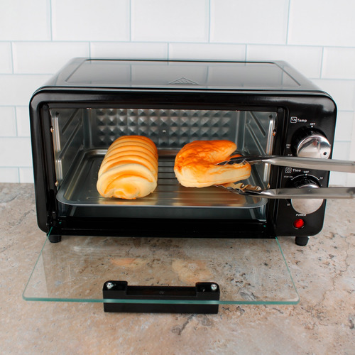 Horno Electrico 10 Litros 120 V 650w Kuev022b Color Negro