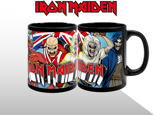 Iron Maiden Eddie Taza Sublimada De 11 Oz 1 Pza