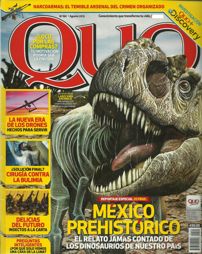 Revista Quo: México Prehistórico | No. 190 | Agosto 2013 