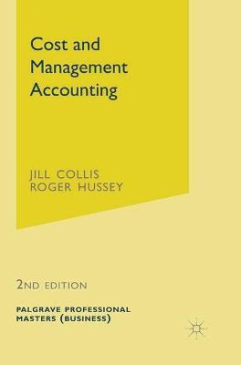 Libro Cost And Management Accounting - Jill Collis