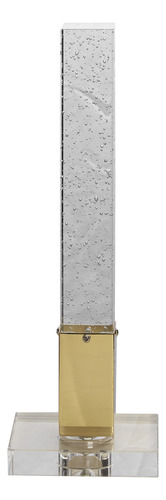 Lámpara De Mesa Led Iluminación De 3 Niveles Cristal Star
