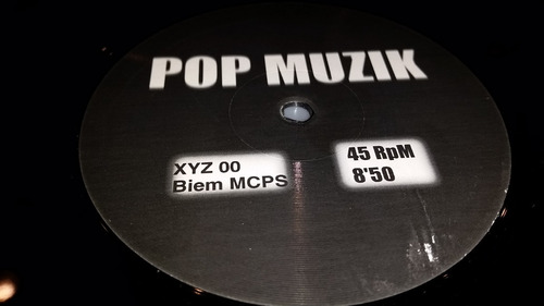 U2 Pop Muzik (pop Mart Mix) Vinilo Maxi Single Side Rareza