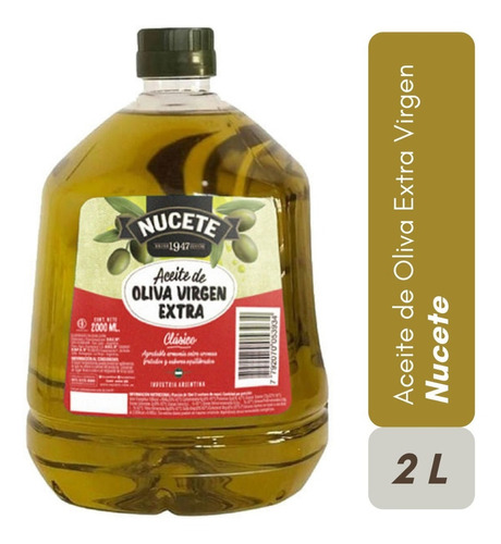 Aceite De Oliva Extra Virgen Nucete 2 Litros - Vinoelvino