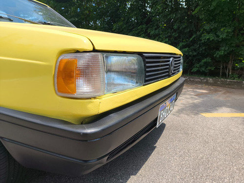 Vw Saveiro Amarelo Sunny Cl 1.6 Placa Preta Com 5 Bbs 14