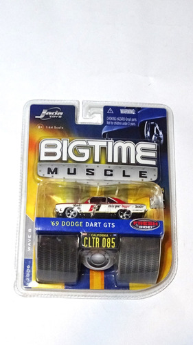 Jada Bigtime Muscle 69 Dodge Dart Gts 2006 Wave 8 Blaco Rojo