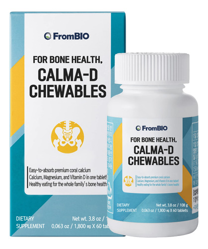 Frombio Calma-d Masticables, Relacin Dorada 2:1 De Calcio 30