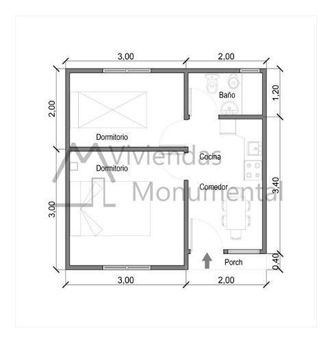 Imagen 9 de 10 de Casas Premoldeadas - Viviendas Monumental -