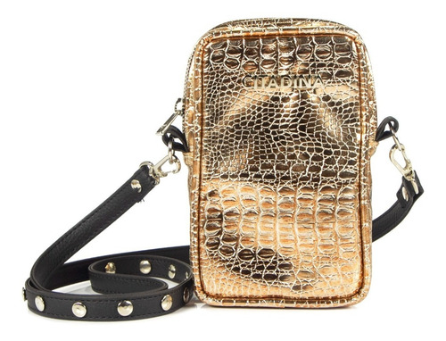 Imagen 1 de 6 de Portacelulares Bolso Cartera Mujer Citadina Tela Sintetica