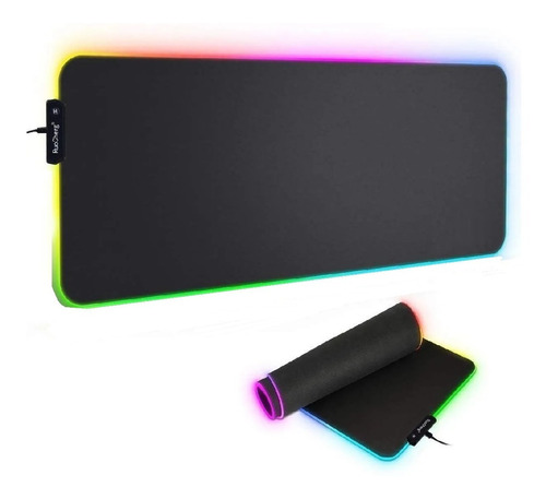 Rgb Alfombrilla Mouse Pad Gamer Led Tapete Flexible 78x30