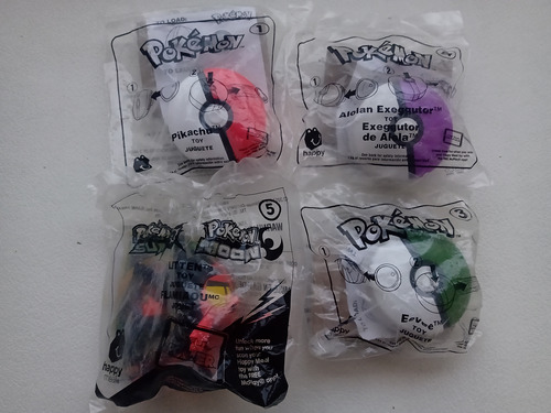 Set Pokebola Lanzador Pokemon Mcdonalds + Litten