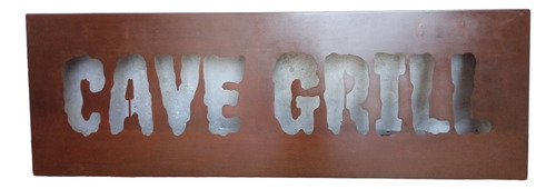 Placa Em Aço Corten - Logotipo
