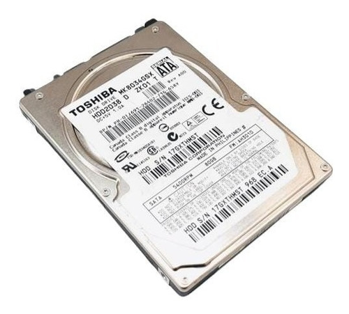 Disco Duro Toshiba + 80gb + Mk8034gsx Sata Hdd2d38