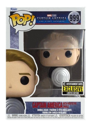 Captain America Con Escudo Prototipo Exclusivo Funko Pop Mar