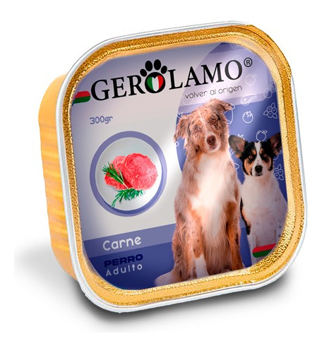 Paté Gerolamo Perro Adulto Carne 300 Gr