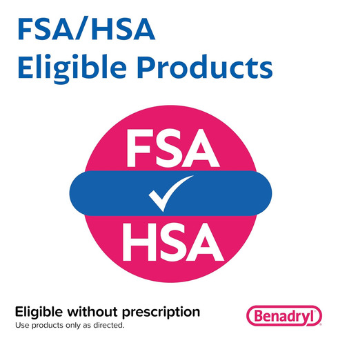 Benadryl Allergy 24 Tabletas AntihistamĂnicas Para Alergia