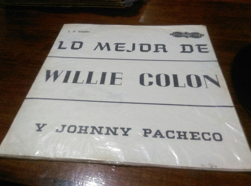 Vinilo- Willie Colon Y Johnny Pacheco- Lo Mejor.       . Ljp