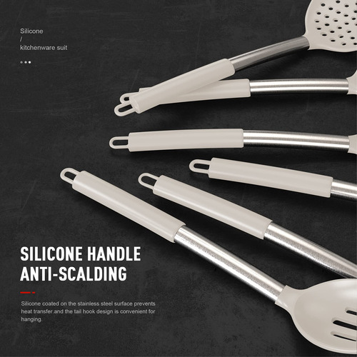 Juego De Utensilios De Cocina Oannao De Silicona Resistente