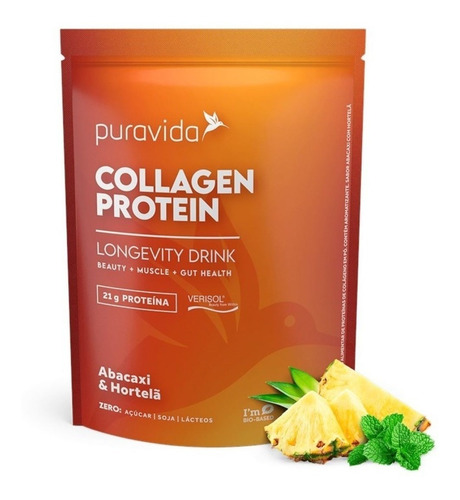 Collagen Protein Verisol Colágeno Puravida 450g