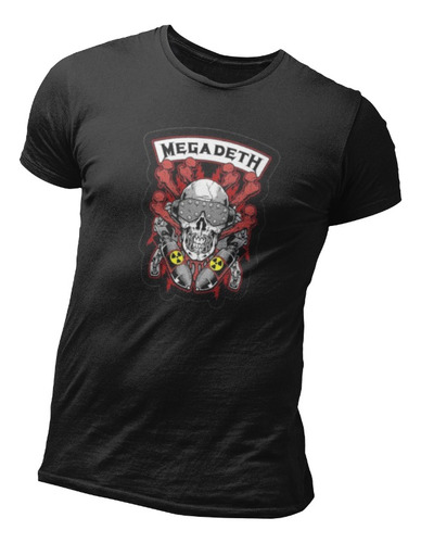 Playera De Megadeth Portada Hell And Heaven