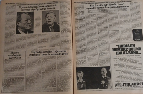 Diario Conviccion 30/4/1982 Guerra Malvinas,reagan,thatcher (Usado)