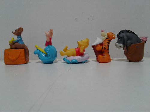 Set Aventuras De Winnie Pooh Esplashers Sonrics Disney 1996 (Usado)