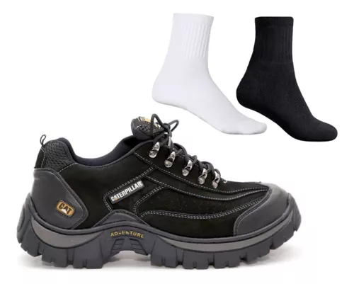 Bota Adventure Masculina Em Couro Caterpillar - R$ 112,90 em Mercado Livre