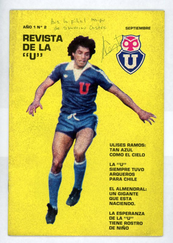 Revista De La  U , Septbre. 1980, Con Autógrafo De S. Castec