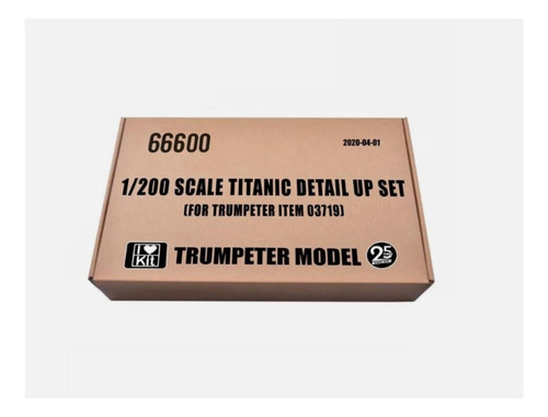 Set De Detalles Del Titanic De Trumpeter 66600, Escala 1/200