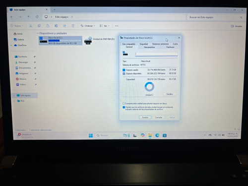 Toshiba Portege R930 8gb Ram Con Disco Ssd Si Negro (Usado)