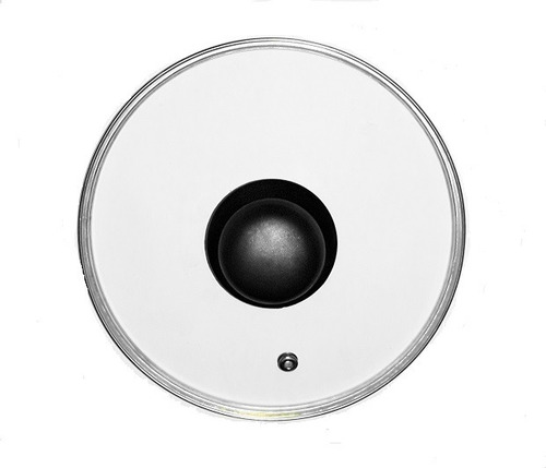 Tapa de vidrio con borde de acero inoxidable /& prueba de roturas Ø 8-40cm olla sartenes tapa