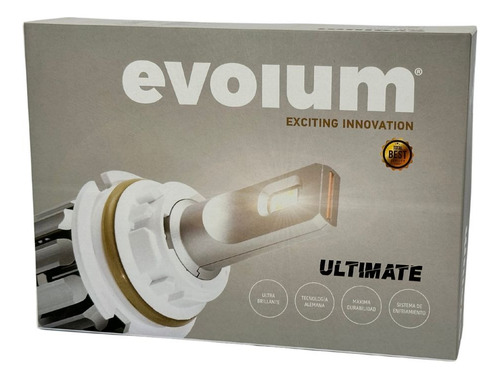 Kit De Focos Led Ultimate 15000 Lm 9004 Plateado Blanco Neutro