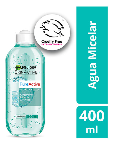 Agua Micelar Pure Active 400ml 
