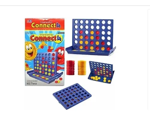 Juego De Mesa 4 En Linea Familiar Connect Bingo Juguete