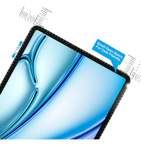 2 Micas Cristal Templado Para iPad Air 11 M2